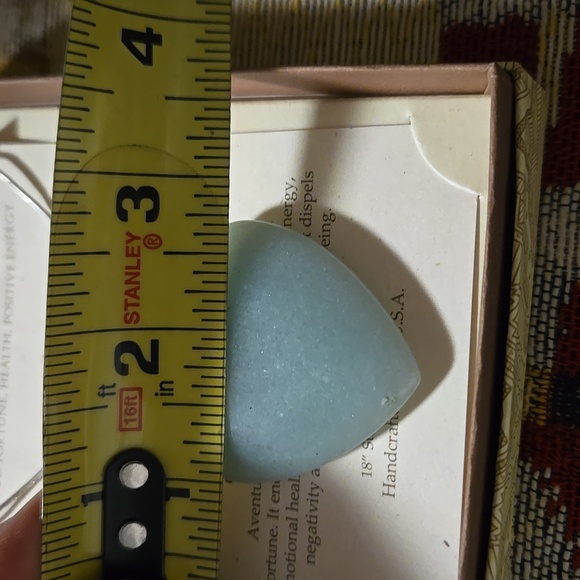 Heart Shaped Green Aventurine i - Picture 4 of 6